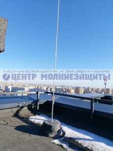 Молниеотвод 1 метр на утяжелителе