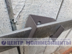 Скоба держатель полосы до 60 мм, нержавеющая сталь