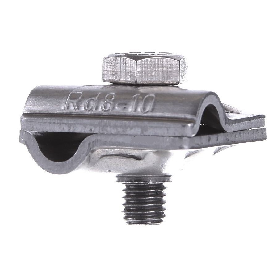 Клемма MV Rd=8-10 мм с болтом с шестигранной головкой St/tZn 390 050 DEHN